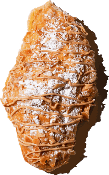 Croissant amandes et caramel