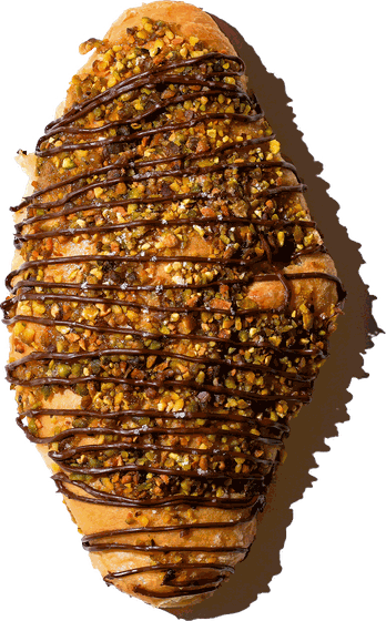 Croissant pistaches & chocolat